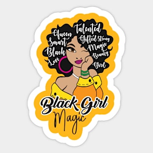 Black Girl Magic Empowerment Juneteenth Sticker